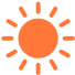 Sun, UV and skin cancer icon