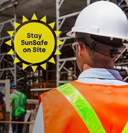 Stay SunSafe on Site photograph